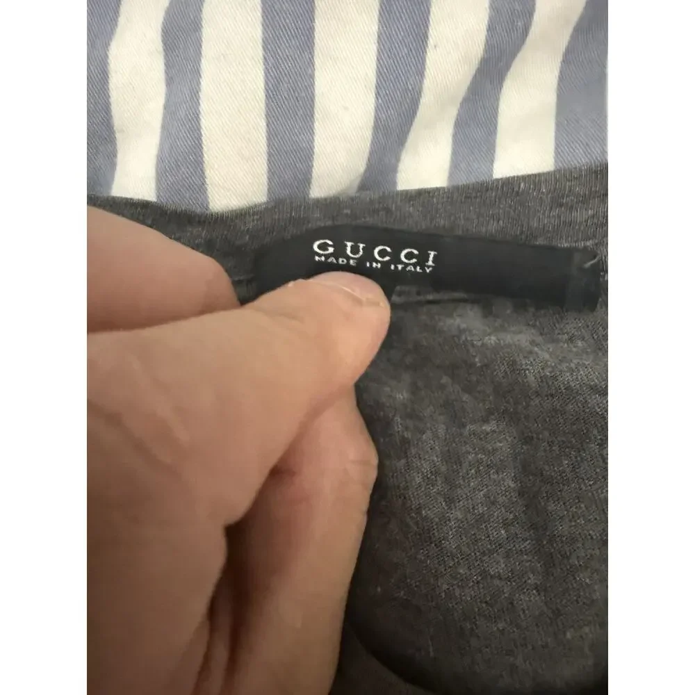 Rare Gucci Vintage American Flag GG Logo T-Shirt